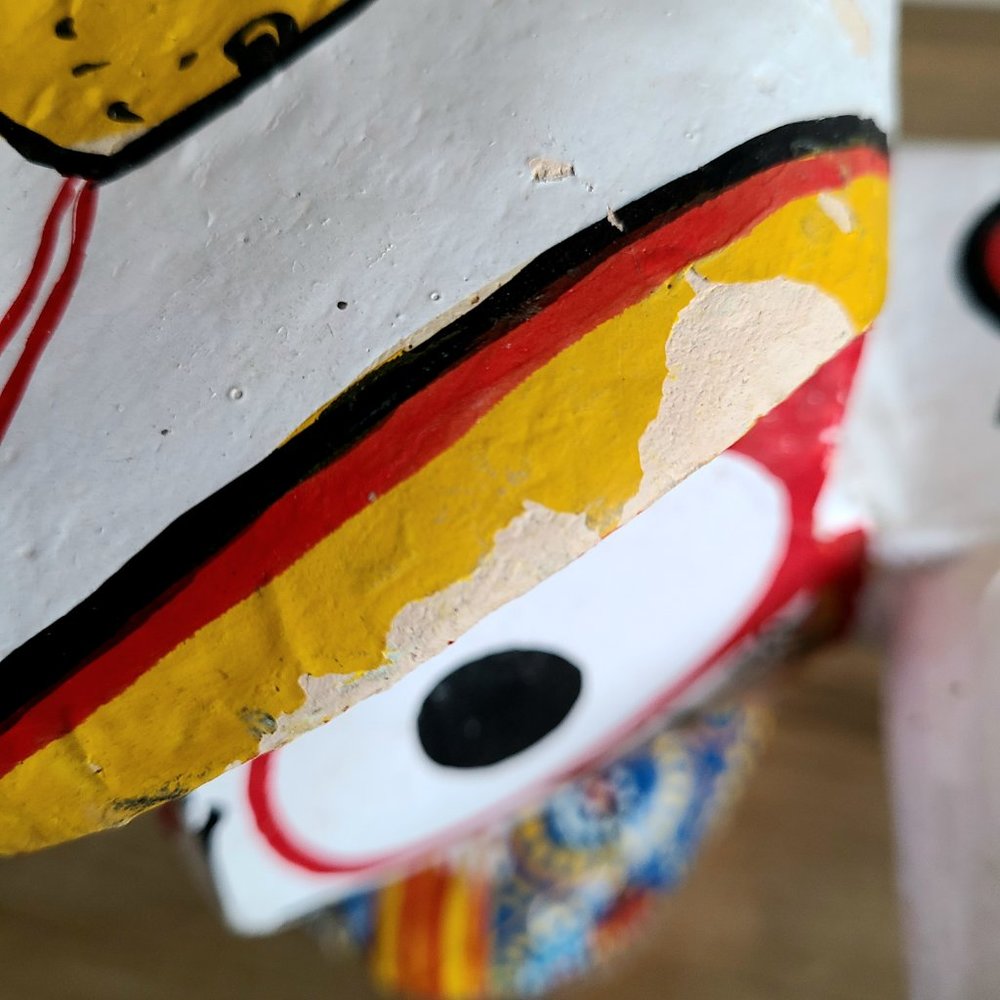 10'' tall hand crafted wooden Indian traditional doll Lord Jagannath. - Picture 8 of 8